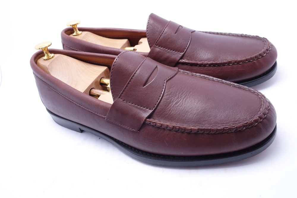 Brooks Brothers Shoes Mens Size 12 D Brown Leather Penny Loafers 5229 Slip On